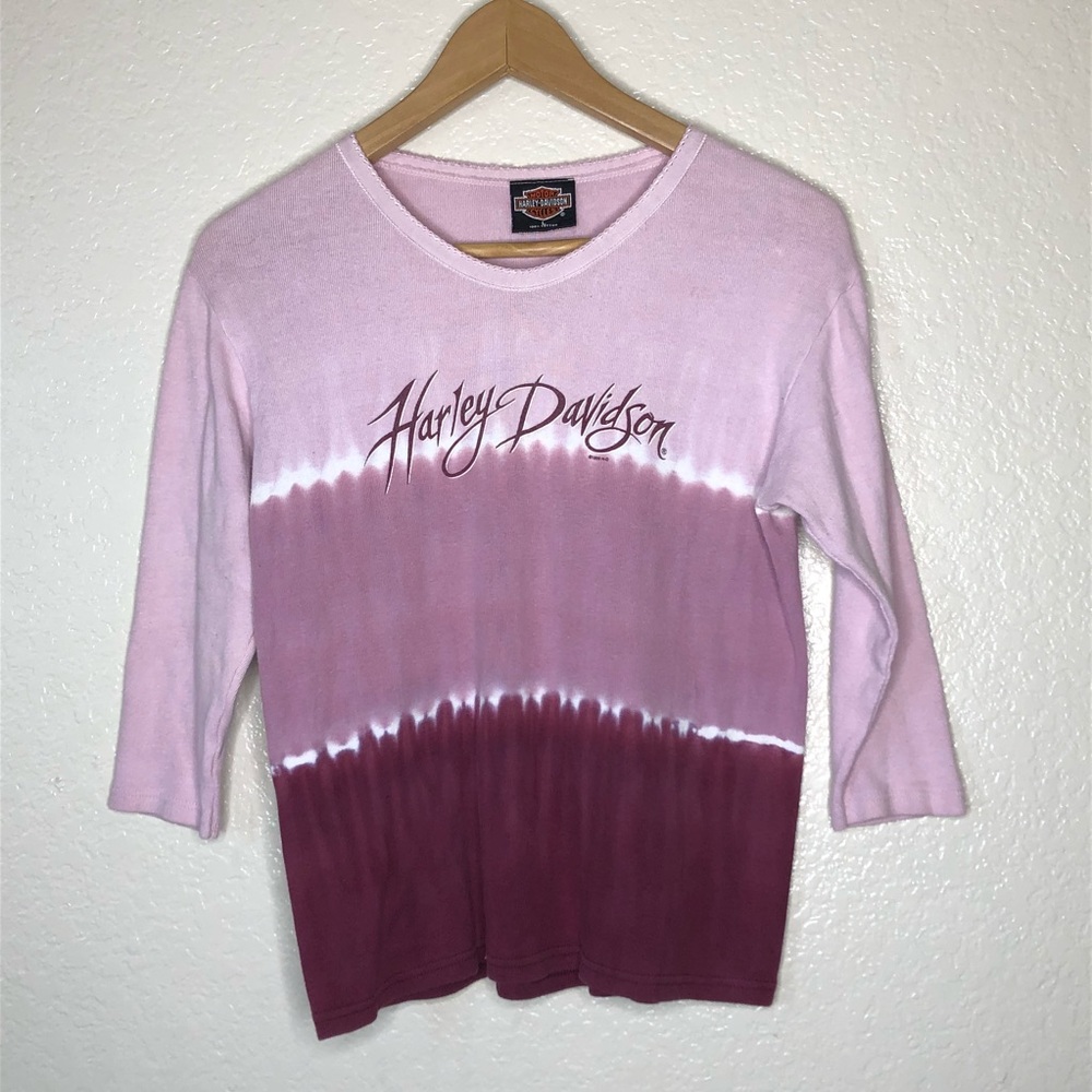 Harley Davidson 1999/2000 Pink 3/4 Long Sleeve